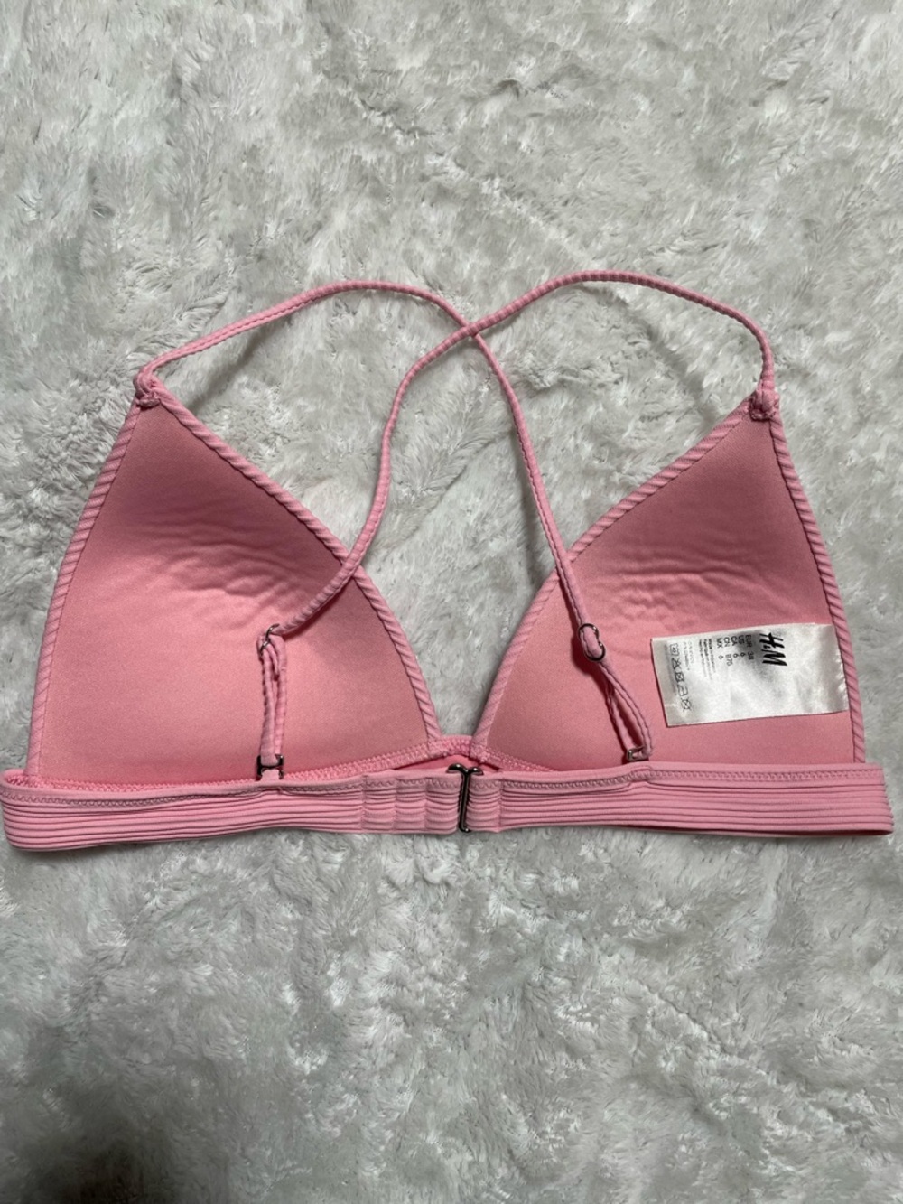 H&M Multi-Way Padded Ribbed Triangle Bikini Top - Picture 4 of 10